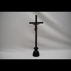 16" Antique Wood Crucifix SKU HEJKJX